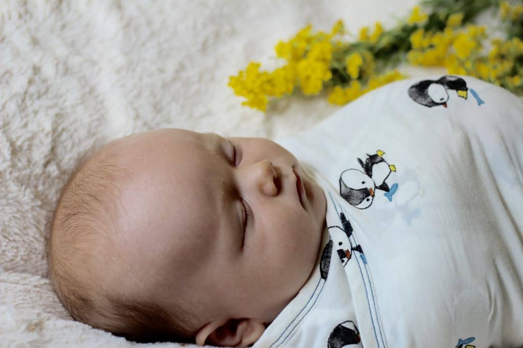 Tips for taking better newborn photos + Nested Bean swaddle giveaway!
