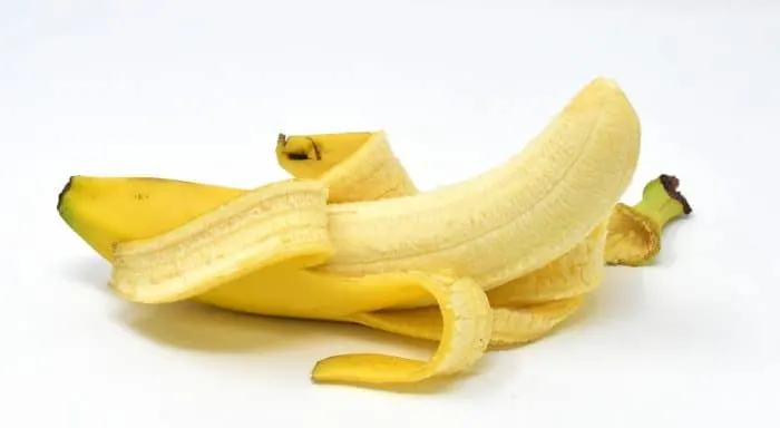 Brat diet for kids; This yellow banana is one of the brat diet foods to help an upset stomach after diarrhea or vomiting