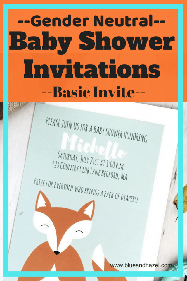 See what sets Basic Invite apart for making gender neutral baby shower invitations and woodland baby shower invitations. #babyshower #invitations #babyshowerinvitations #woodlandinvitations #genderneutralbabyshower #genderneutral #bueandhazel