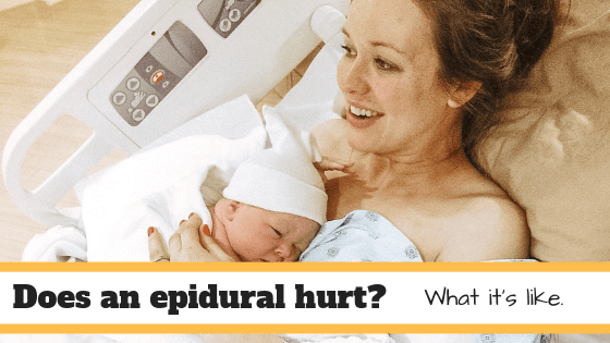 Does an epidural hurt? Find out what it feels like and what to expect during before and after birth!