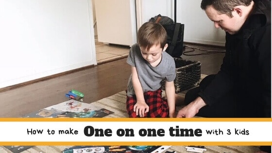 A father and son spending one on one time together doing puzzles