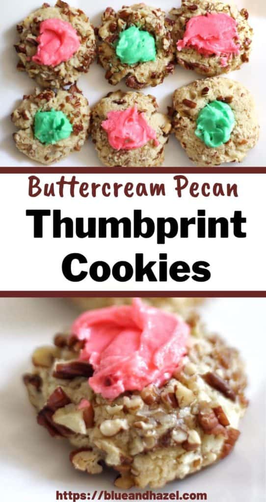 Buttercream Thumbprint Cookies With Nuts: Grandma’s Recipe - Blue and Hazel