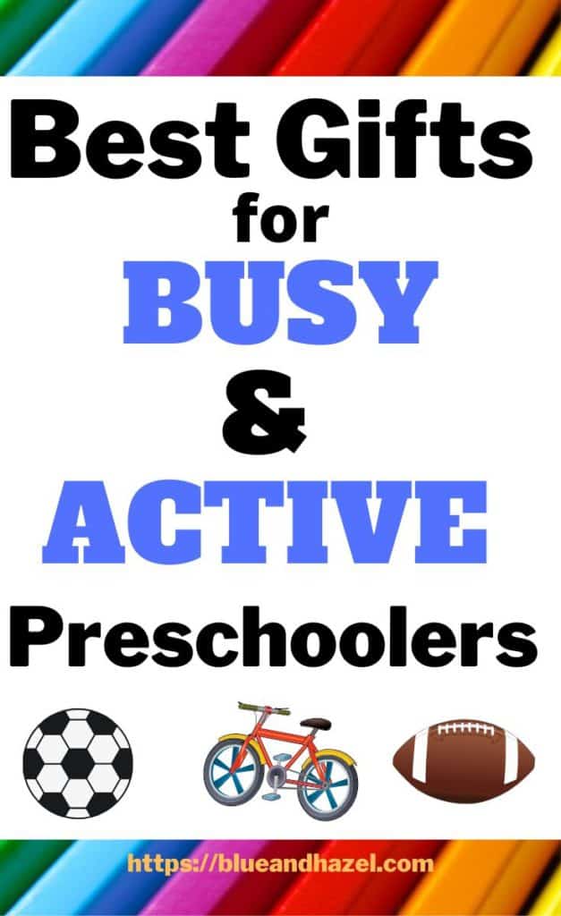 gift guide for active preschoolers