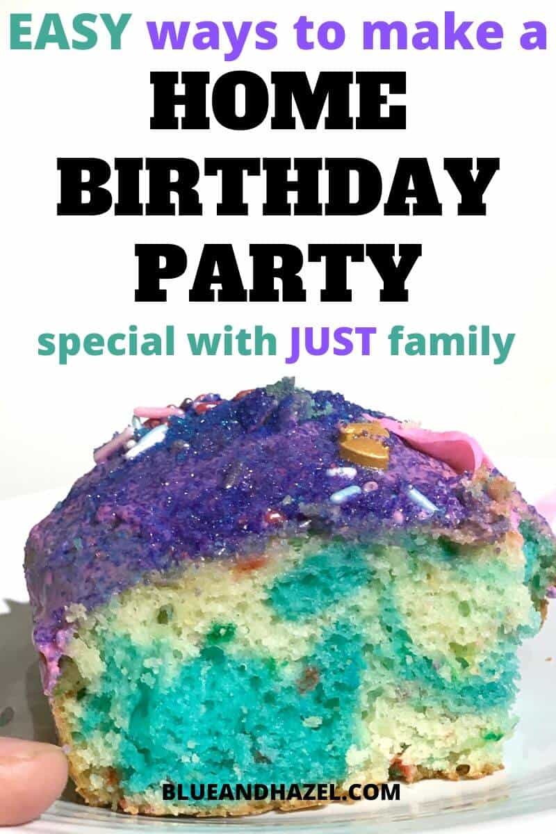 how to have a home birthday party with kids pinterest pin