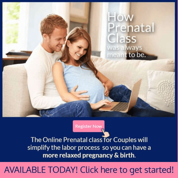 online prenatal class for couples to prepare for childbirth