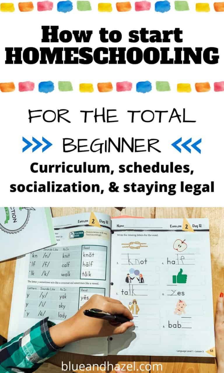 How To Start Homeschooling For The Total Beginner: Curriculum ...