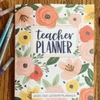 A homeschool planner used to record activities using reverse planning