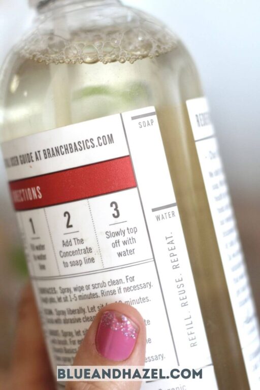 Branch Basics Review How We Use It To Clean The Whole House Blue and