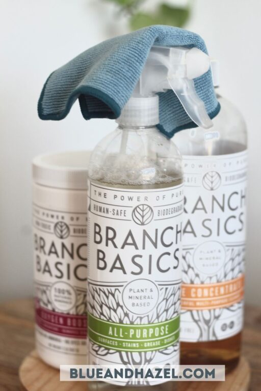 Branch Basics Review How We Use It To Clean The Whole House Blue and