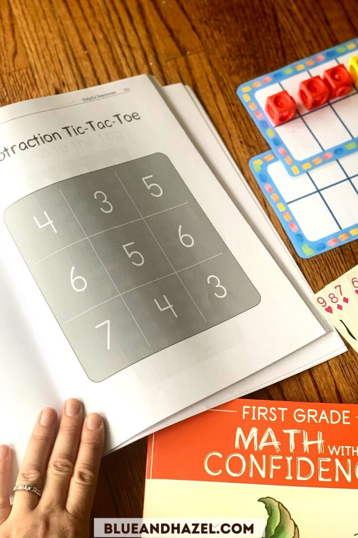 Subtraction games for First Grade Math With Confidence