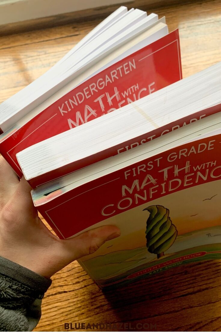 kindergarten and first grade math with confidence books