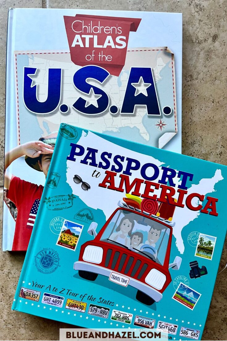 Passport to America and a US Children's Atlas by Masterbooks