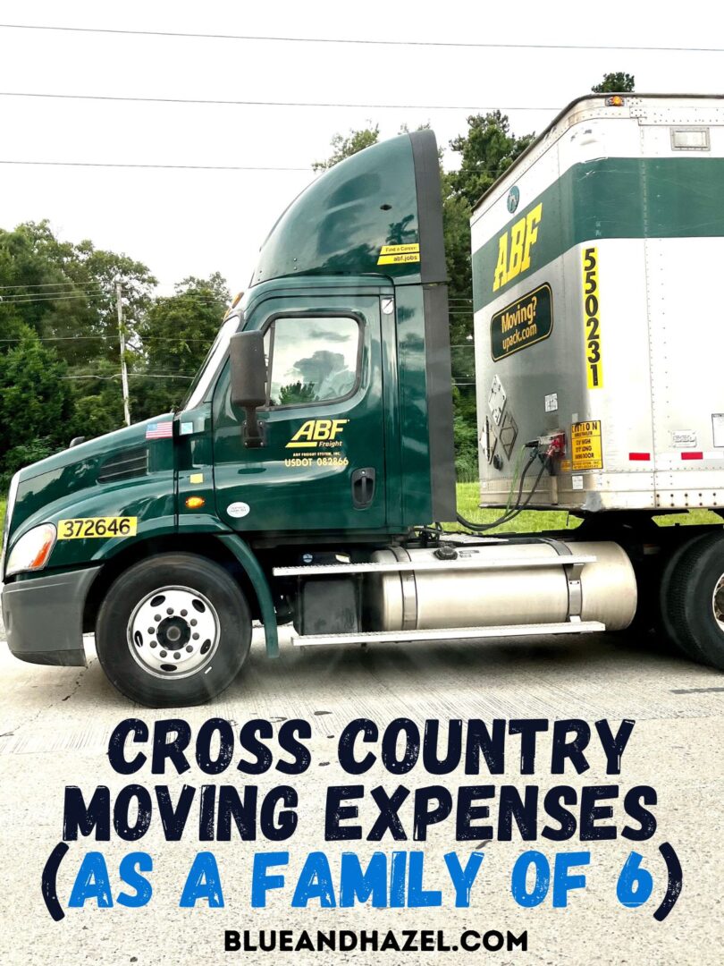 What It Cost To Move Our Family Of 6 Across The Country 3,000 miles ...