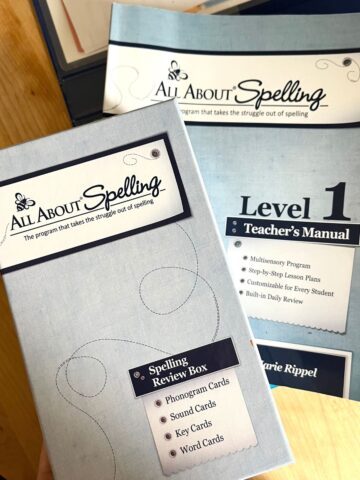 All About Spelling Level 1 Review With a 3rd Grader - Blue and Hazel