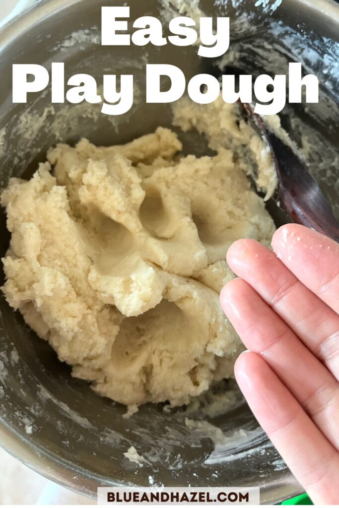 Non Toxic Easy Pumpkin playdough recipe- No Cook