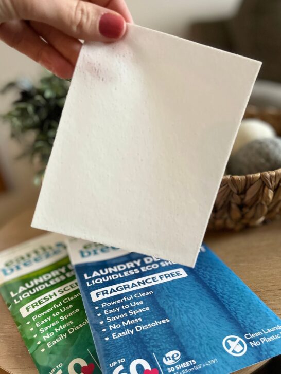 Earth Breeze Eco Sheets - Eco Friendly Laundry Detergent Sheets