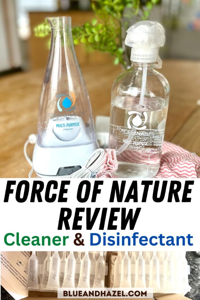 Force Of Nature Cleaner Review Safe, Disinfects, & Non Toxic? Blue