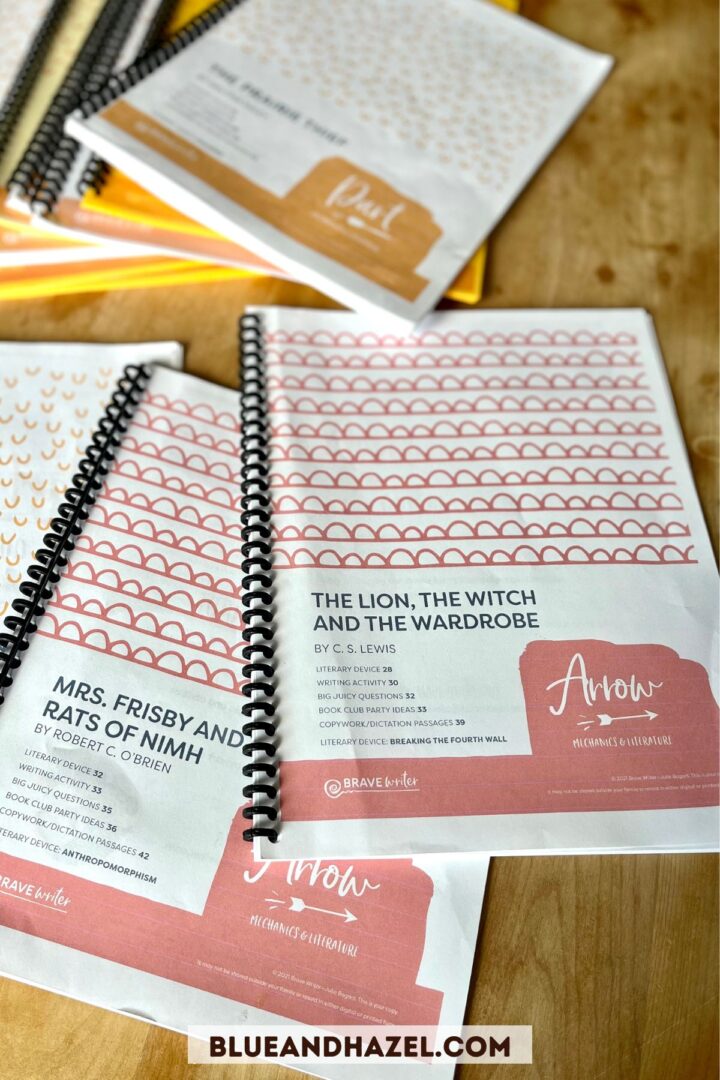 Brave Writer Dart and Arrow Grammar Lists (So You’ll Know Exactly What